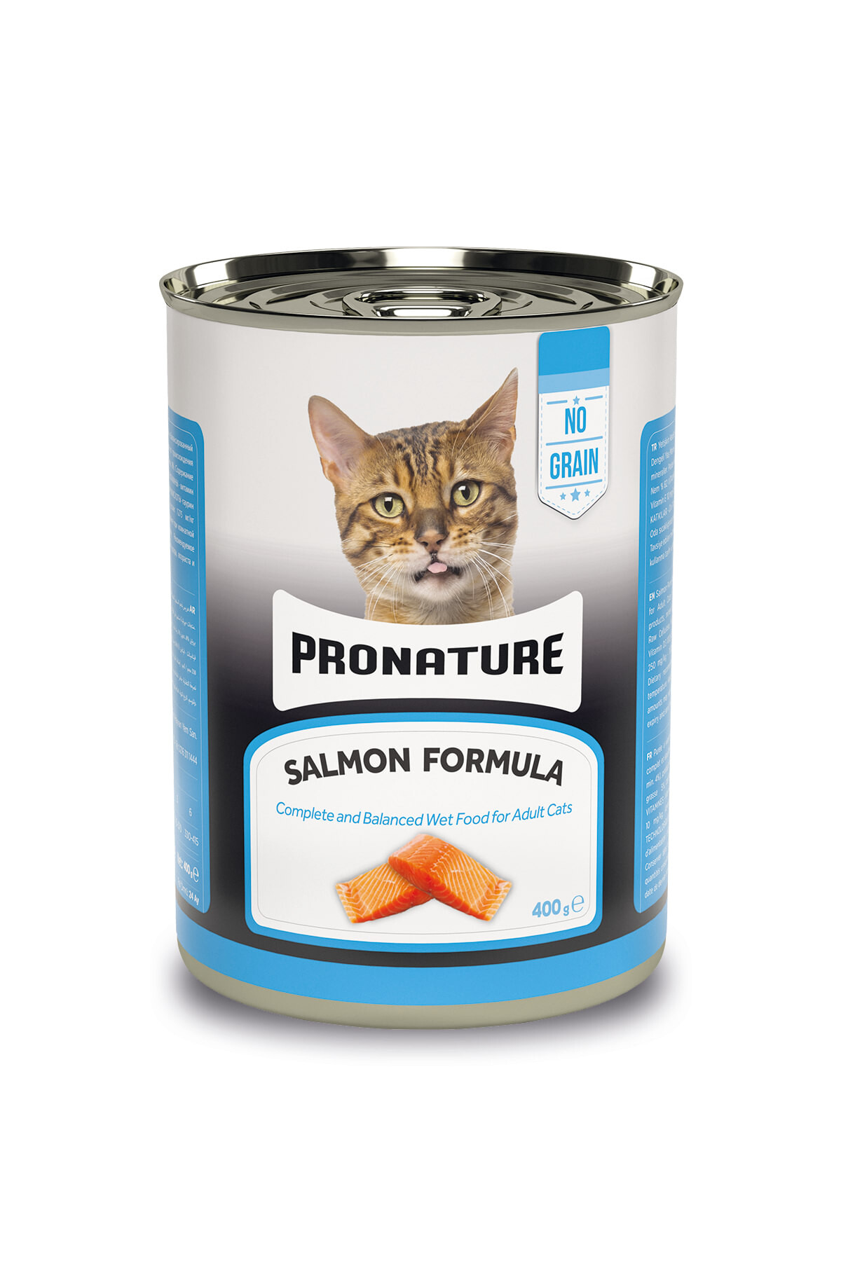 Pronature Tahılsız Yetişkin Yaş Kedi Maması (Adult) – Ezme Somon Balıklı – 400GR